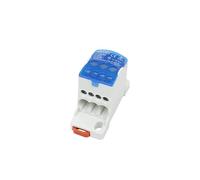 UKK80A UKK Boîte de jonction 80 A 2,5 cm 6 sorties Fil unipolaire Bornier d'alimentation à clipser sur rail DIN