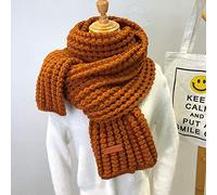 UKKD Écharpe Épaissie Laine, Caramel