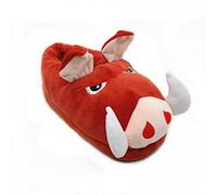 UKKO Chaussons Pantoufles De Dessin Animé Unisexe Adultes Et Enfants Mignon Sanglier Sauvage Pantoufles Hiver Chaud Short Peluche Chaussures-Wild Boar,(25-33 Size) Children