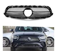 Uklal Voiture ABS Grille de radiateur, pour Mercedes-Benz E-Class W213 Sport Edition 2021-2023 Protection de La Grille D'aération du Flux d'air Auto Grille Accessoires