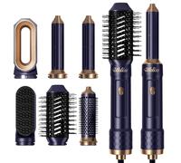 UKLISS Airstyler Seche Cheveux 6 IN 1, Brosses électriques et Soufflantes, 1000w Brosse Chauffante, Seche Cheveux Boucleur, Brosse Chauffante Lissante, Sets Cadeaux pour Femmes Sécher, Boucler
