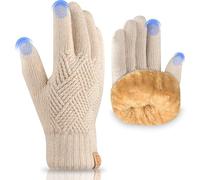 UKNOWISA Gants Hiver Thermique Gants Doublure en laine écran Tactile pour Cyclisme Randonnée Escalade Femme Homme