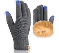 UKNOWISA Gants Hiver Thermique Gants Doublure en laine écran Tactile pour Cyclisme Randonnée Escalade Femme Homme