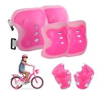 UKOFEW Protection Roller Enfant,Kit de Protection pour Patins à roulettes vec Genouillères 6 en 1,Coudières et Protège-Poignets pour Le Patinage à roulettes,Planche à roulettes,Scooter,Vélo