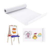 UKOFEW Rouleau De Papier Blanc, Rouleau de Papier à Dessin Blanc, Rouleau de Papier de Chevalet D'art, Rouleau De Papier Dessin Blanc, pour les Peintures, le Papier Chevalet (30cm x 15m)