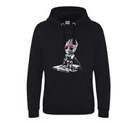 UKPrintwear DJ Baby Groot Sweat Unisexe à Capuche Sérigraphié, Noir , XS