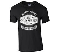 UKPrintwear Grumpy Old Club T-shirt pour homme - Noir - XX-Large
