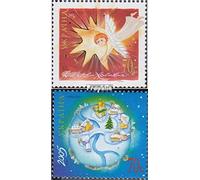 Ukraine 753-754 (complète.Edition.) neuf avec Gomme Originale ** MNH 2005 Nouvel an et Noël (Timbres pour Les collectionneurs) Noël