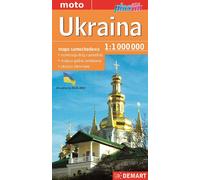 Ukraine Carte routière plastique 1:1 000 000