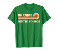Ukraine Country Travel Vacation Souvenir T-Shirt, Homme, Vert Kelly, L