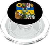 Ukraine Drapeau Ukrainien Racines Ukrainiennes Fier Héritage PopSockets PopGrip pour MagSafe