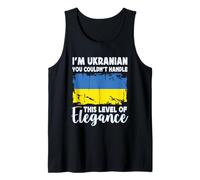 Ukraine Flag Proud Elegant Ukrainian Boyfriend Girlfriend Débardeur
