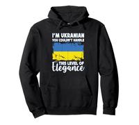 Ukraine Flag Proud Elegant Ukrainian Boyfriend Girlfriend Sweat à Capuche