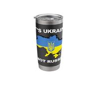 Ukraine gratuite - Soutien pour les ukrainiens Gobelet isotherme en acier inoxydable double paroi