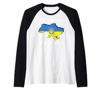 Ukraine Gratuite - Soutien pour Les ukrainiens Manche Raglan