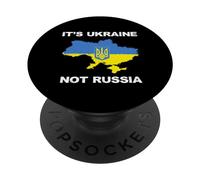 Ukraine Gratuite - Soutien pour Les ukrainiens PopSockets PopGrip Adhésif
