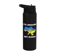 Ukraine gratuite - Soutien pour les ukrainiens Stainless Steel Insulated Water Bottle
