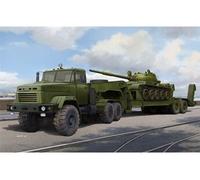 Ukraine Kraz-6446 Tractor W.maz/chmzap- 5247g Semitrailer- 1:35e -