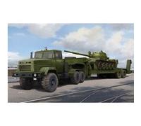 HobbyBoss Maquette Kraz-6446 tracteur avec semi-remorque MAZ/CHMZAP 5247G 1/35