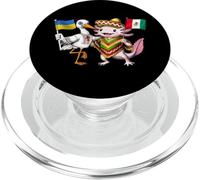 Ukraine Mexique Racines Drapeau Ukrainien Fier Héritage PopSockets PopGrip pour MagSafe