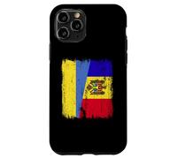 Ukraine Moldavie Demi-Drapeau Ukrainien Moldave Heritage Coque pour iPhone 11 Pro