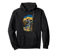 Ukraine Motherland Porte-Drapeau de la liberté Art Nouveau ukrainien Sweat à Capuche