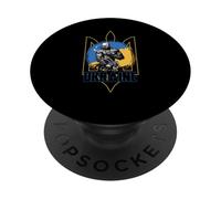 Ukraine | Patrie de Kiev | Cosaque Ukrainien PopSockets PopGrip Adhésif
