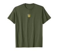 Ukraine Shirt Trident Tryzub Militaire Olive Zelensky T-Shirt