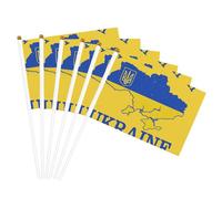 Ukraine Suppor Drapeau de Facilitation Imprimé Léger Défilé Décoration Maison Événements Usage polyvalent