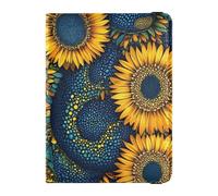 Ukraine Tournesol Beauté Fleurs d'été Porte-passeport en cuir pour voyage Vaccin Étui de protection pour passeport Étui pour homme Ultra fin, Ukraine Tournesol Beauté Fleurs d'été, 1 size