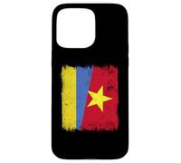 Ukraine Vietnam Demi Drapeau Ukrainien Vietnamien Histoire Coque pour iPhone 15 Pro Max