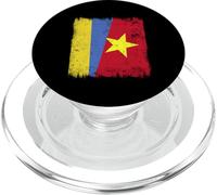 Ukraine Vietnam Demi Drapeau Ukrainien Vietnamien Histoire PopSockets PopGrip pour MagSafe