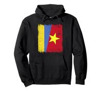 Ukraine Vietnam Demi Drapeau Ukrainien Vietnamien Histoire Sweat à Capuche