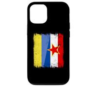 Ukraine Yougoslavie Demi-Drapeau Ukrainien Yougoslavie Patrimoine Coque pour iPhone 12/12 Pro