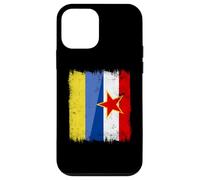 Ukraine Yougoslavie Demi-Drapeau Ukrainien Yougoslavie Patrimoine Coque pour iPhone 12 Mini