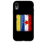 Ukraine Yougoslavie Demi-Drapeau Ukrainien Yougoslavie Patrimoine Coque pour iPhone XR