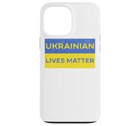 Ukrainian Lives Matter Free Ukraine Liberté Paix Solidarité Coque pour iPhone 13 Pro Max