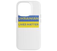 Ukrainian Lives Matter Free Ukraine Liberté Paix Solidarité Coque pour iPhone 14 Pro