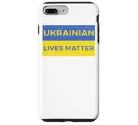 Ukrainian Lives Matter Free Ukraine Liberté Paix Solidarité Coque pour iPhone 7 Plus/8 Plus