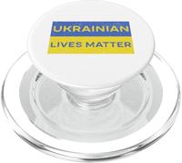 Ukrainian Lives Matter Free Ukraine Liberté Paix Solidarité PopSockets PopGrip pour MagSafe