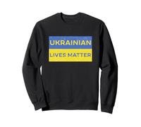 Ukrainian Lives Matter Free Ukraine Liberté Paix Solidarité Sweatshirt
