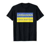 Ukrainian Lives Matter Free Ukraine Liberté Paix Solidarité T-Shirt