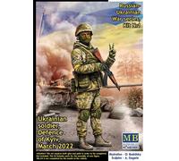 UKRAINIAN SOLDIER, Defence of Kyiv, March 2022 - MASTER BOX 1/24 PLASTIC KIT