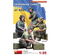 MiniArt – Kit maquette figurine – Équipage de char ukrainien au repos – 1/35 – 37067