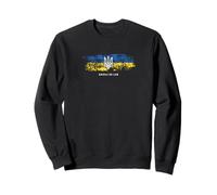 Ukrainien Shirt Tryzub Drapeau Ukraine Trident Minimal Sweatshirt