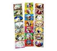 Ukrainisches Kunsthandwerk Ensemble de Film rétractable pour œufs de Pâques Saints, suffisant pour 21 œufs de Pâques