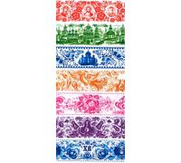 Ukrainisches Kunsthandwerk Film pour œufs de Pâques Saints Coloré N° 48 - Film rétractable pour œufs de Pâques - 1 bande pour 7 œufs - Bandes pour œufs