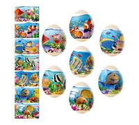 ukrainisches-kunsthandwerk Oeufs de Pâques Dingue. Poissons. N ° 31 Suffit pour 7 œufs. Film Magique