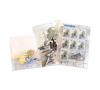 UKRPOSHTA "Le pont de Crimée pour un rappel !" Série de timbres-poste ukrainiens (7X timbres, 1x carte postale, 1x enveloppe)