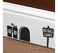 uksellingsuppliers Souris Trou Pas DE Jeux DE Ballon Plinthe Sticker Mural en Vinyle 19 cm x 7 cm
